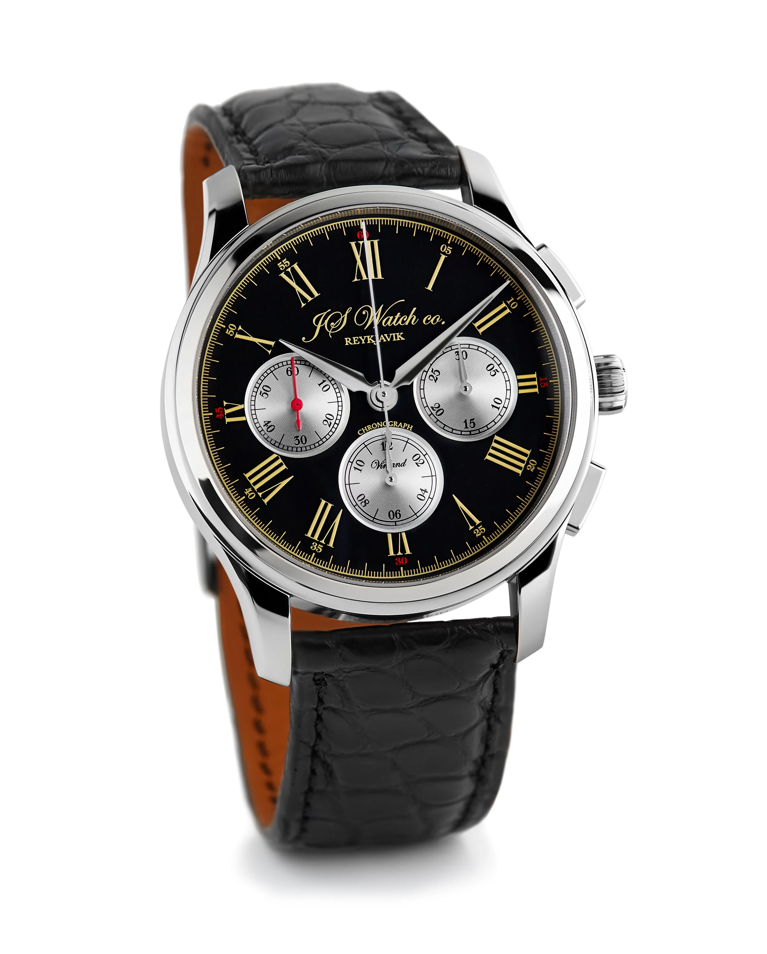 JS Watch Company Reykjavik — Vínland Chronograph Classic - Black